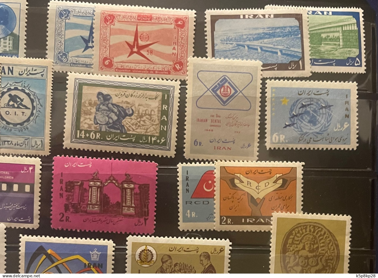 1957-68 Stamps, 25 Full Sets, Mostly MNH, VF - Iran