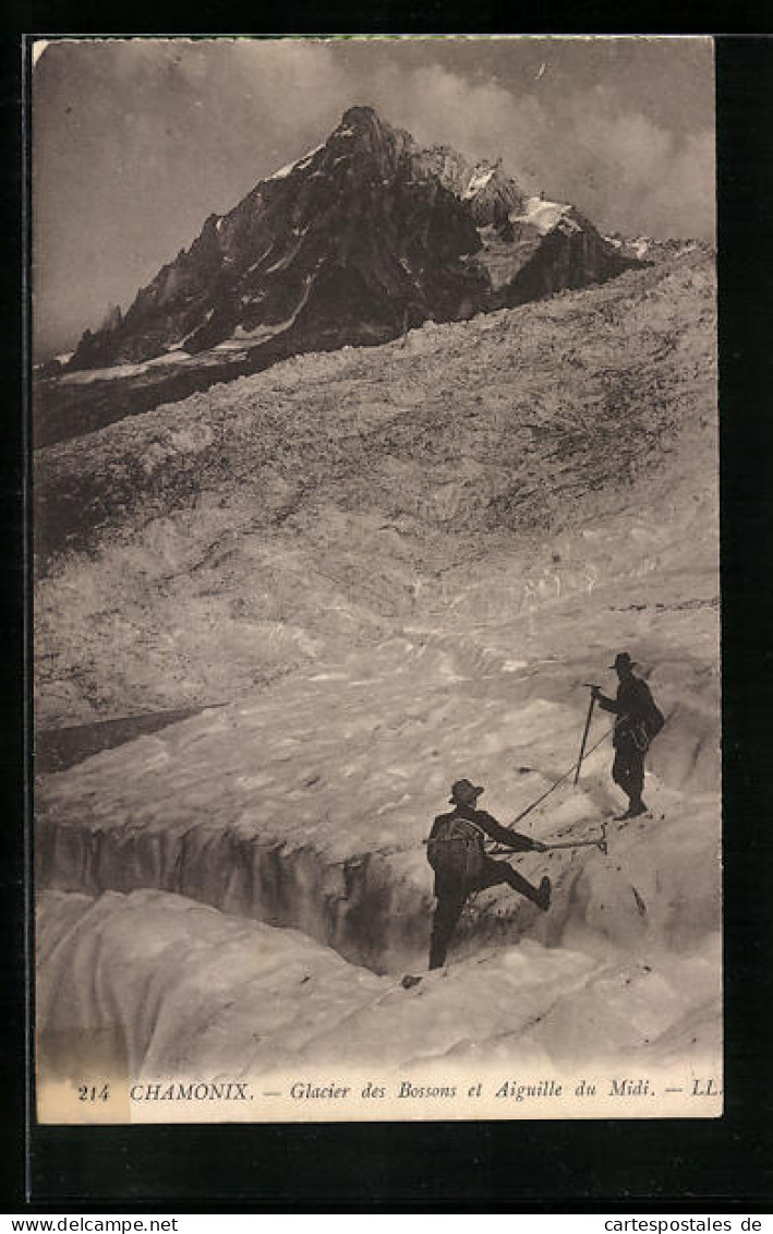 AK Chamonix, Glacier Des Bossons Et Aiguille Du Midi, Bergsteigen  - Mountaineering, Alpinism