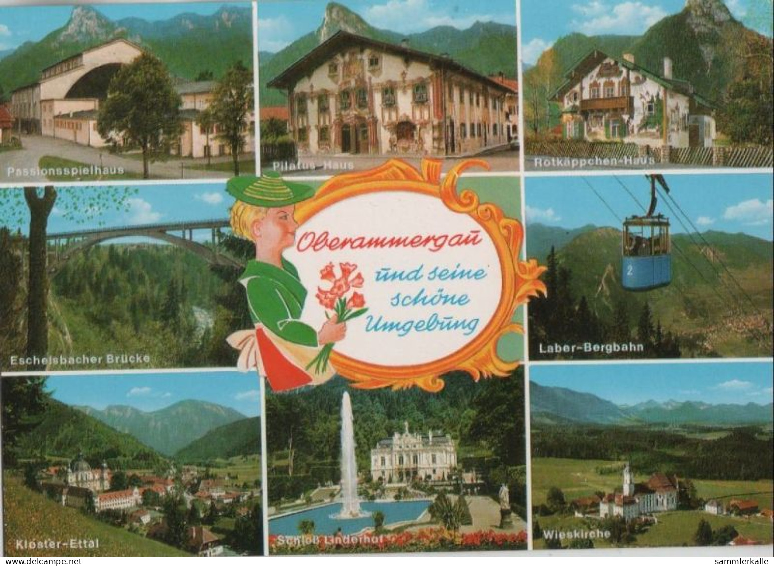 64931 - Oberammergau - Mit Umgebung, U.a. Kloster Ettal - Ca. 1980 - Oberammergau