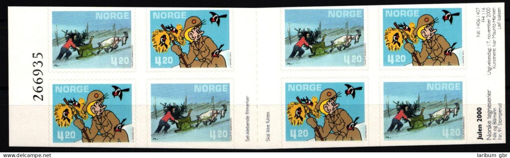 Norwegen Markenheftchen Mit 1362-1363 Postfrisch Weihnachten #JB270 - Autres & Non Classés