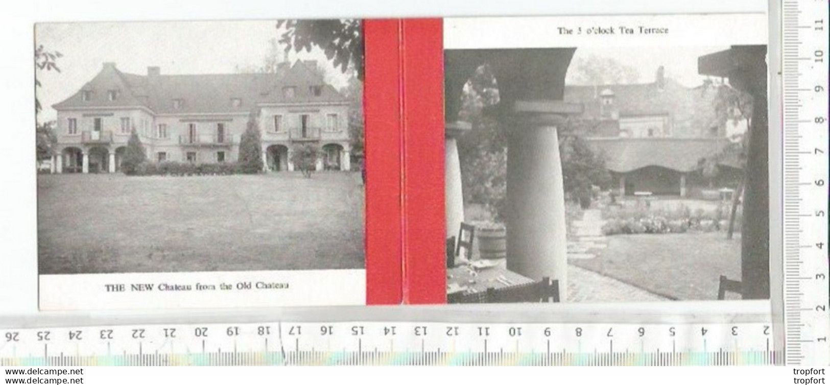 CARTE De Visite PUBLICITAIRE ANCIENNE  CHATEAU DE MONTREUIL   Pub MONTREUIL SUR MER - Visitekaartjes