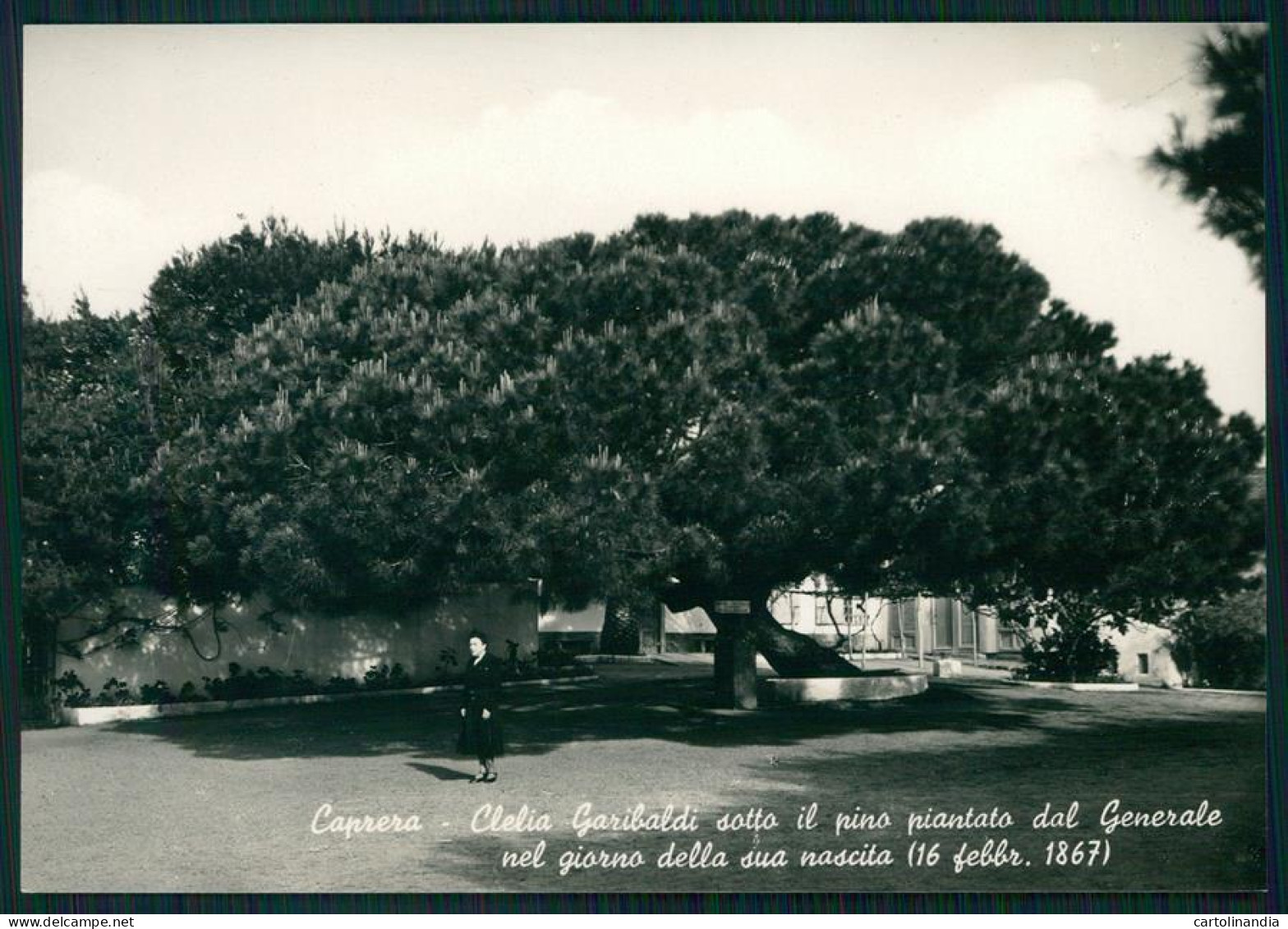 Sassari La Maddalena Caprera Clelia Garibaldi Foto FG Cartolina MZ4953 - Sassari