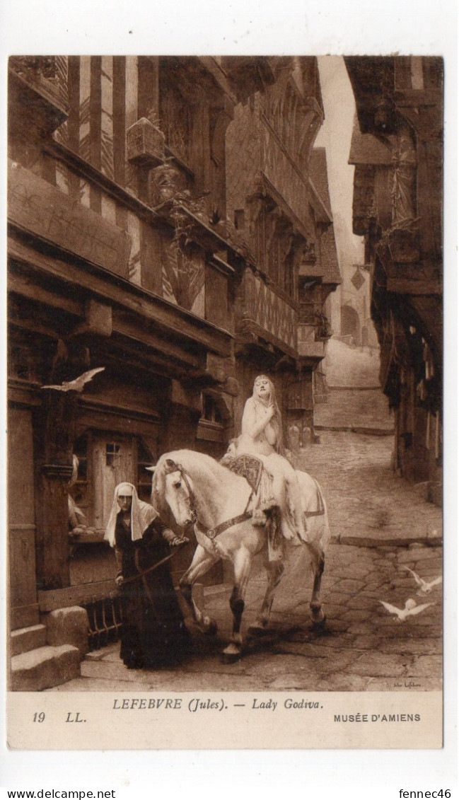 LEFEBVRE(Jules) - Lady Godiva - 1913 (K53) - Peintures & Tableaux