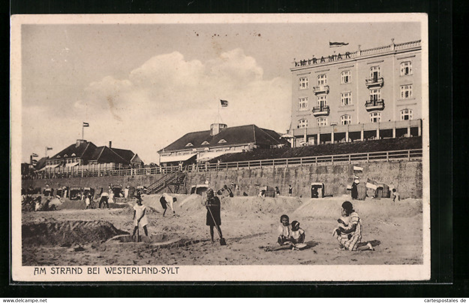 AK Westerland Auf Sylt, Badegäste Am Strand  - Sylt