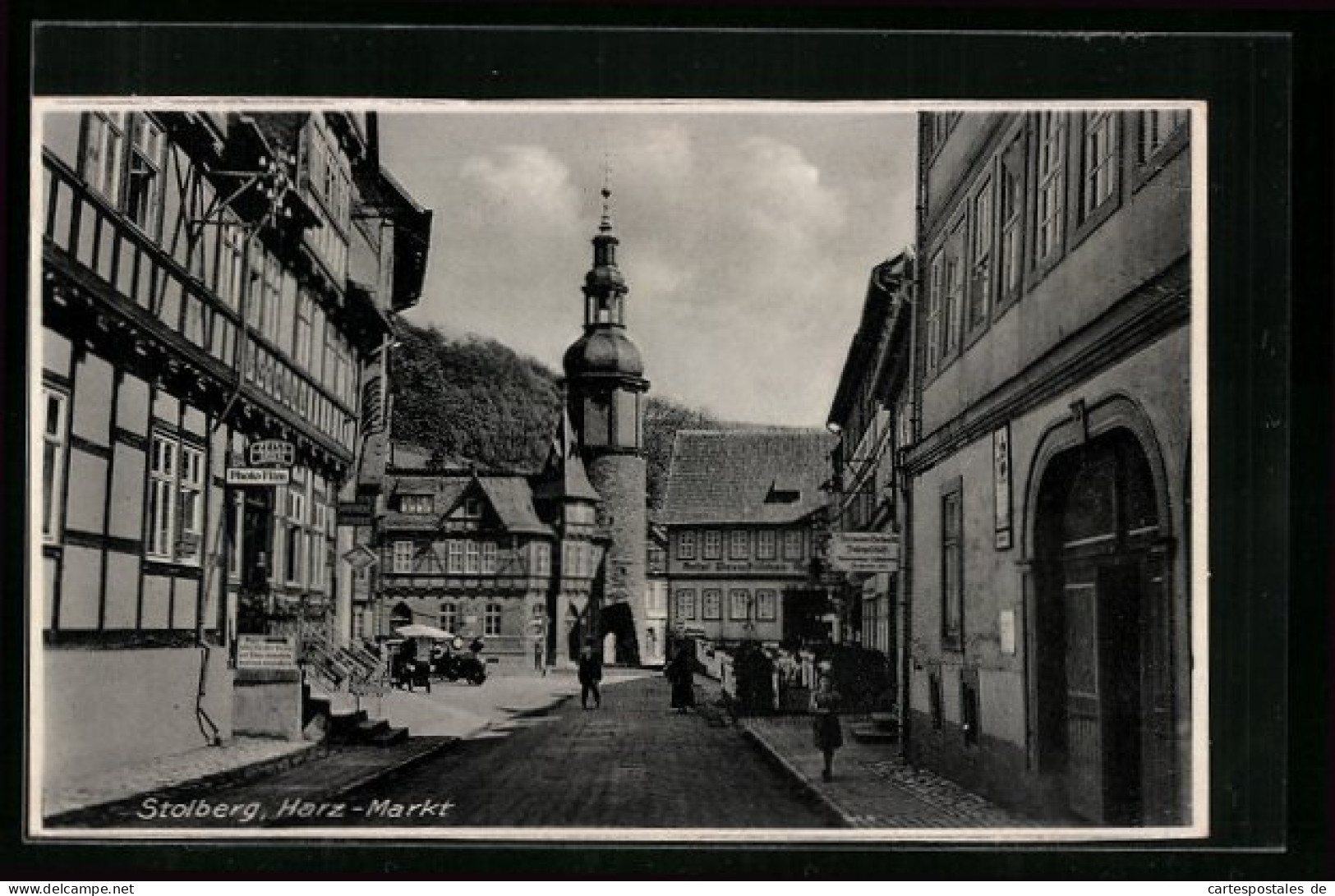 AK Stolberg Im Harz, Hotel Preussischer Hof Auf Dem Marktplatz  - Stolberg (Harz)