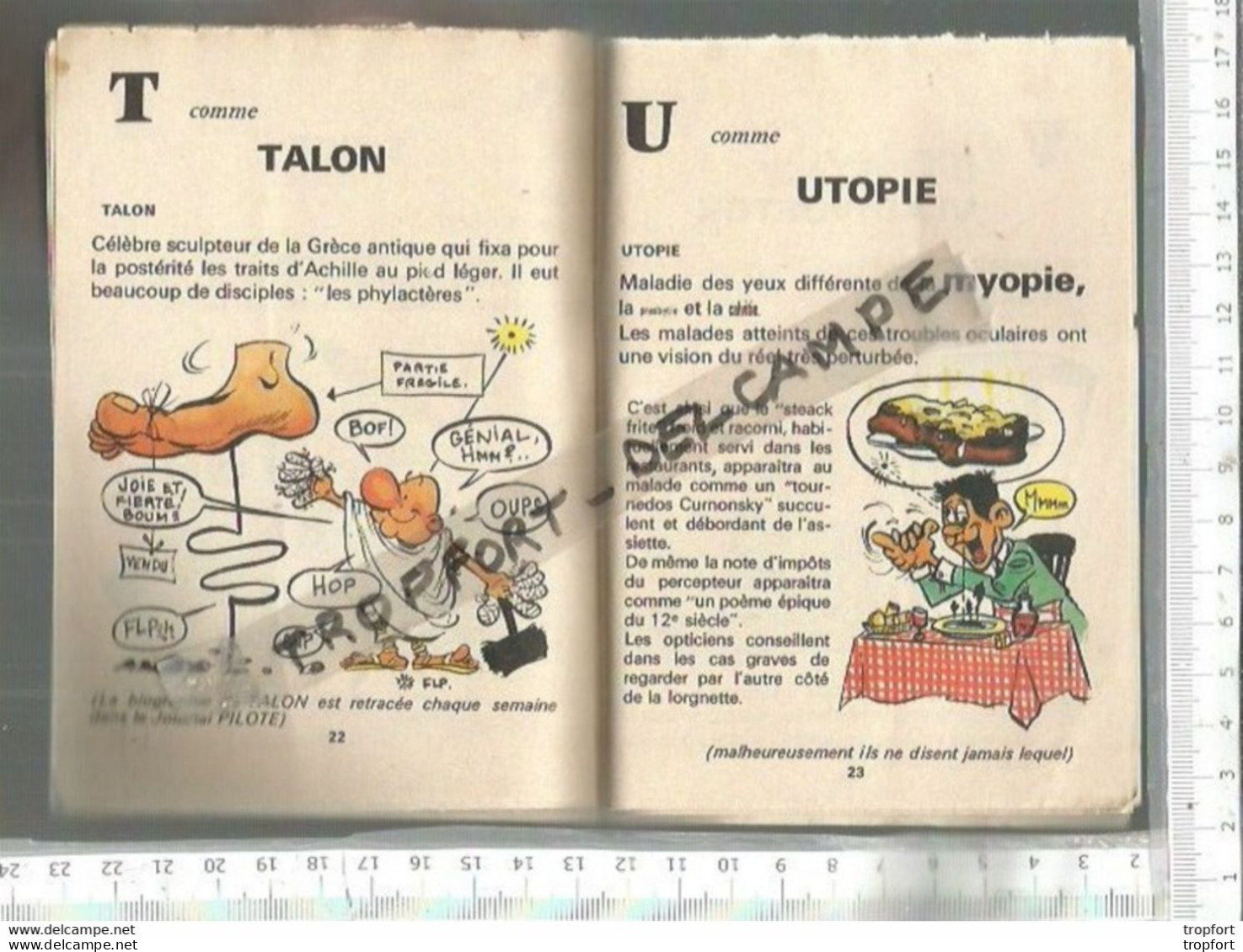 VINTAGE Hergé  TINTIN  BD Le PETIT ILLUSTRE  DARGAUD éditeur  TINTIN  DICTIONNAIRE ENCYCLOPEDIQUE - Hergé