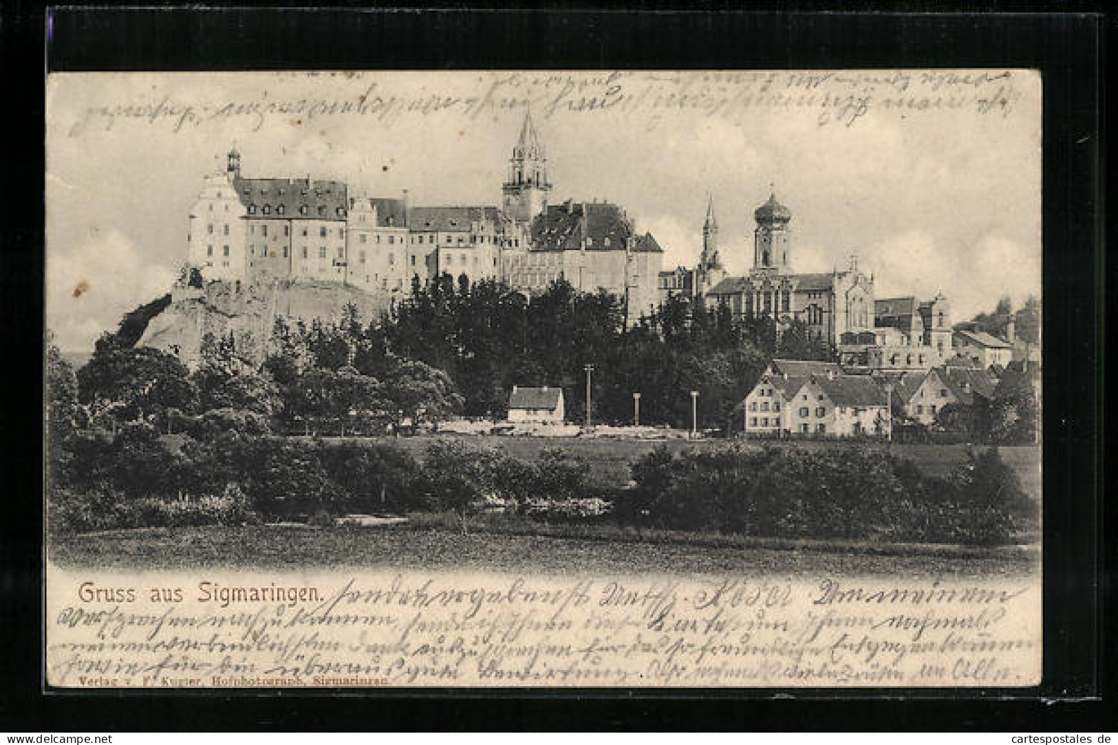 AK Sigmaringen, Blick Auf Das Hohenzollernschloss  - Sigmaringen