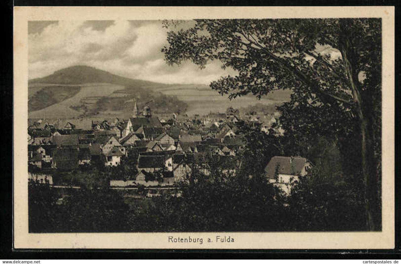 AK Rotenburg A. Fulda, Blick über Die Dächer Der Gesamten Stadt  - Rotenburg