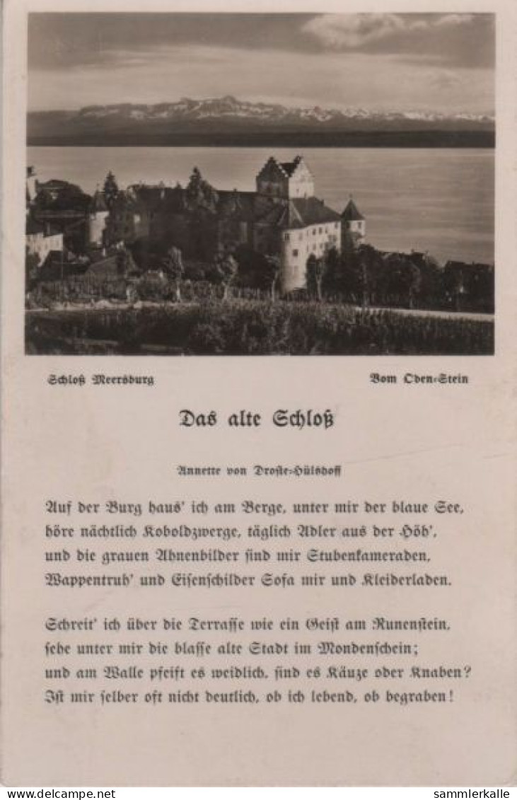 38113 - Meersburg - Das Akte Schloss - Ca. 1950 - Meersburg