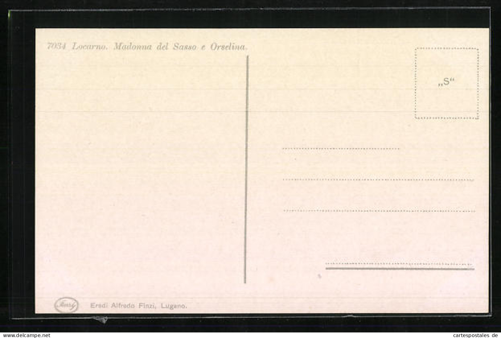 AK Locarno, Madonna Del Sasso E Orselina  - Orselina