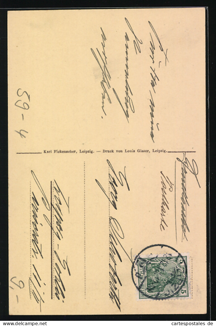 AK Leipzig, Völkerschlacht-Denkmal, Letzte Daten-Seltenheit Des 20. Jahrhunderts - 12.12.1912, 12 Uhr  - Astronomia