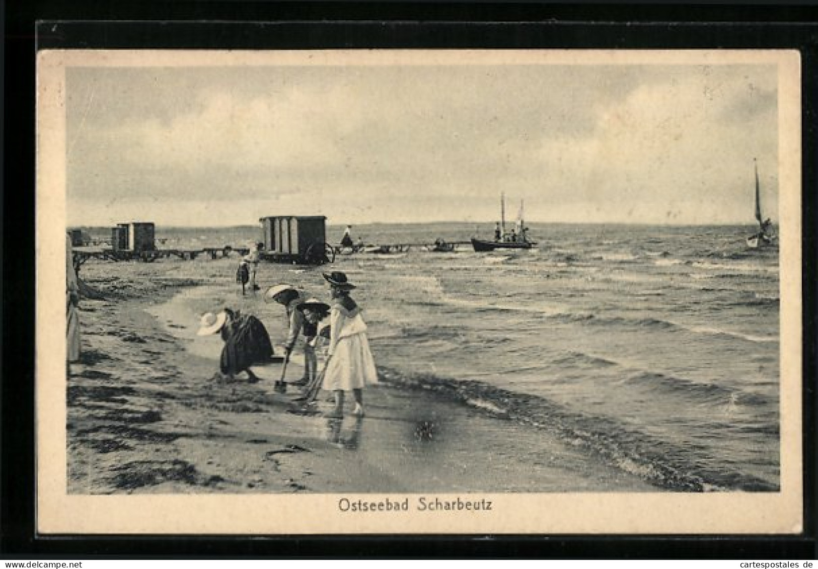 AK Scharbeutz / Ostseebad, Strand Mit Kindern  - Scharbeutz