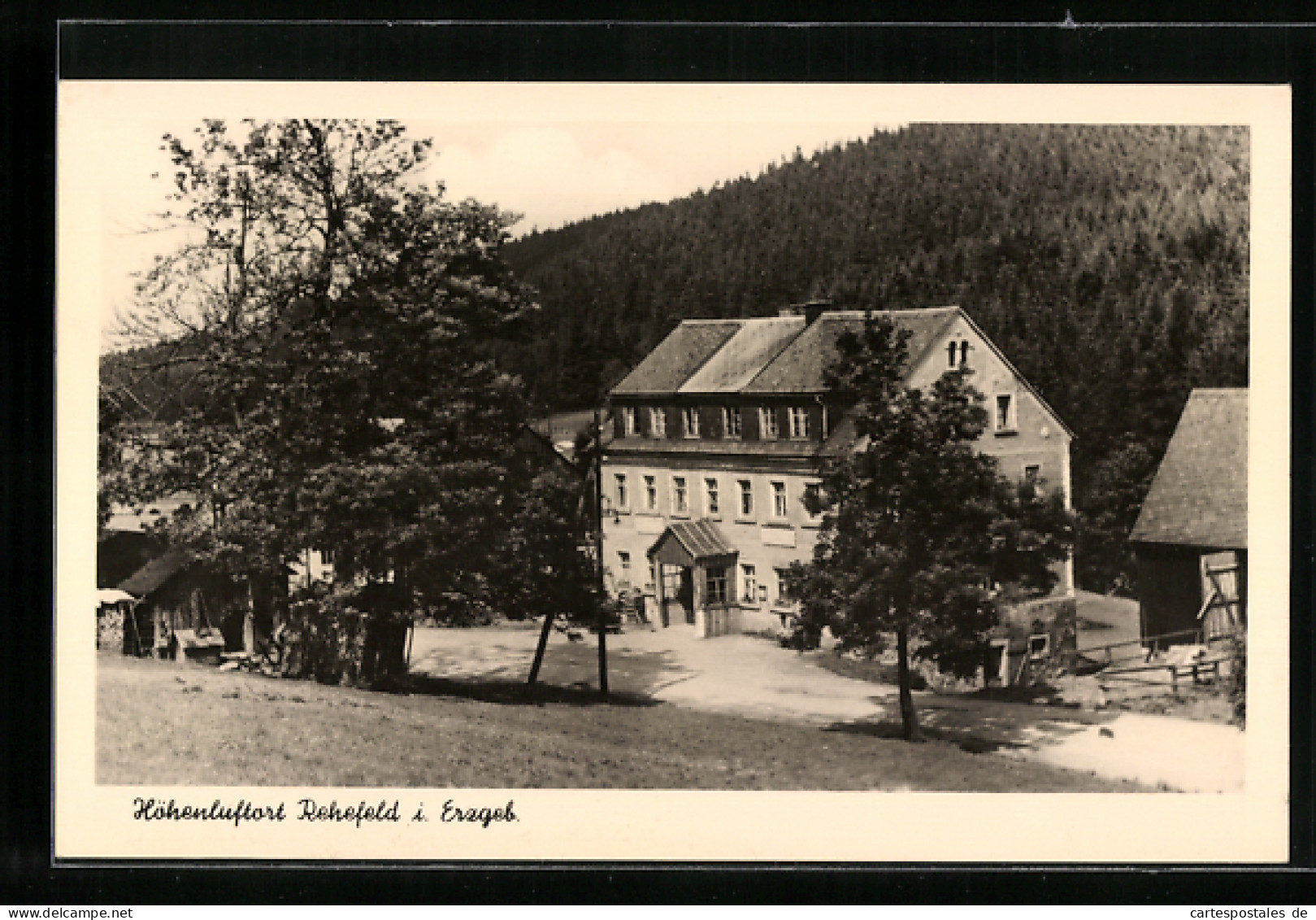 AK Rehefeld I. Erzgeb., Café Herklotz-Mühle  - Rehefeld