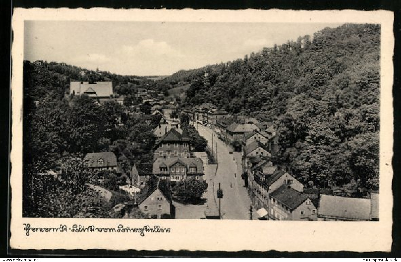 AK Tharandt, Blick Von Der Burg  - Tharandt