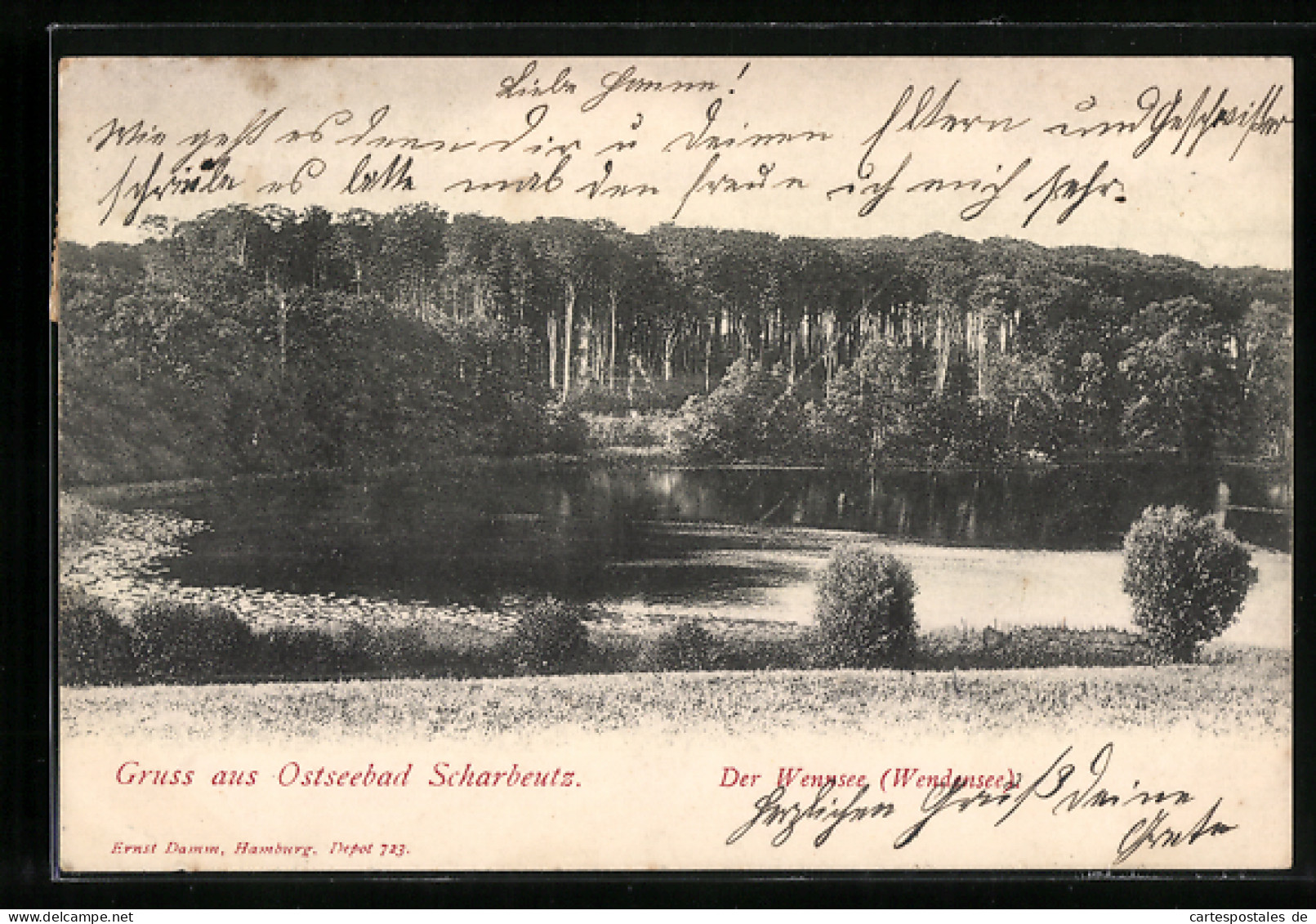 AK Scharbeutz / Ostseebad, Waldpartie Am Wennsee  - Scharbeutz