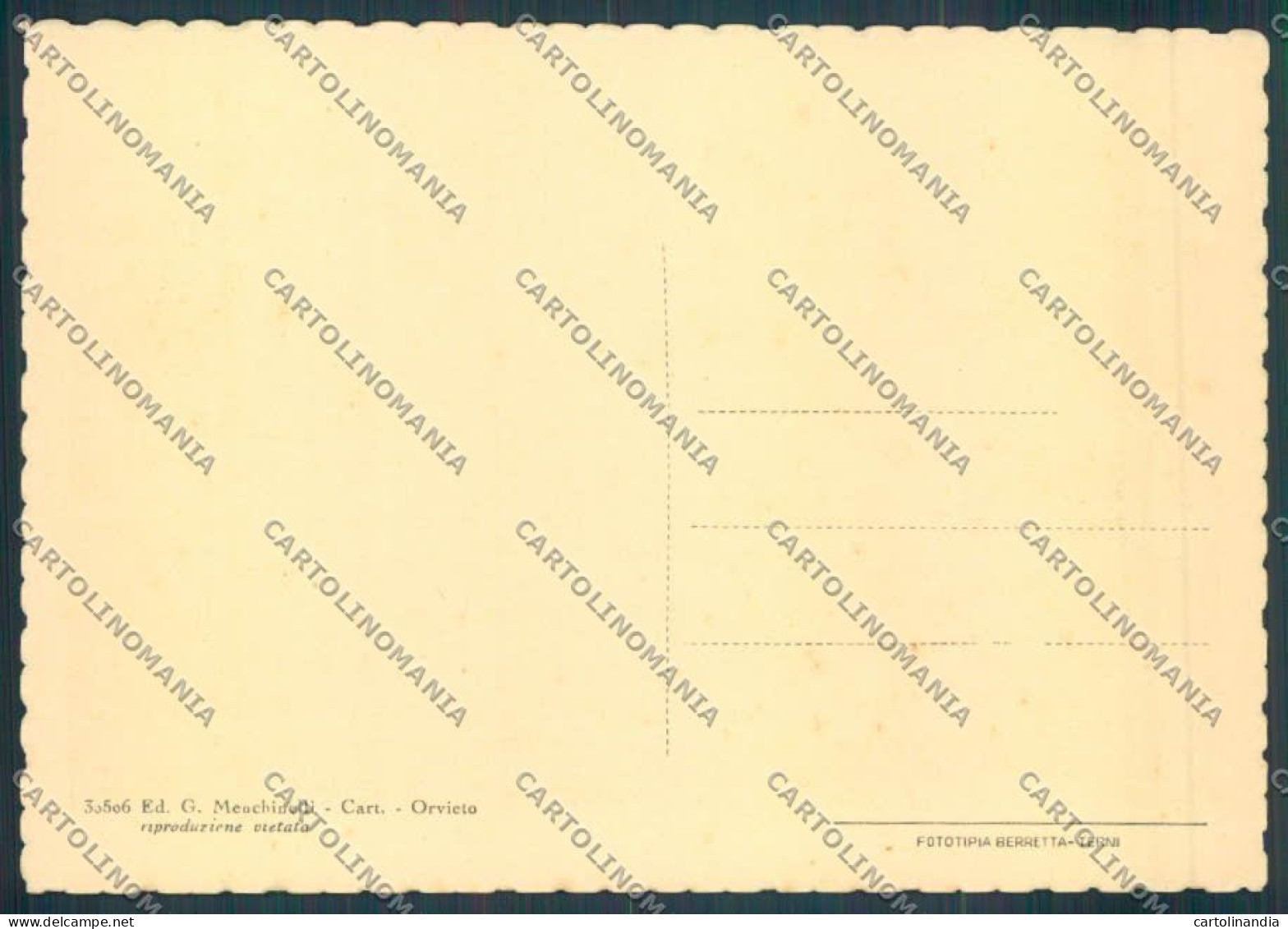 Terni Orvieto Caserma FG Cartolina ZF7554 - Terni