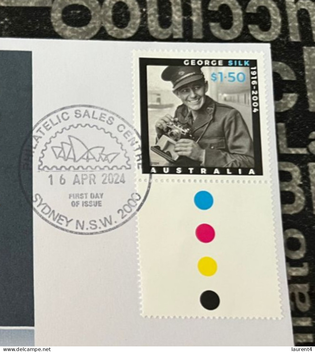 16-4-2024 (4 X 22) Australia ANZAC 2024 - New Stamp Issued 16-4-2024 (on Cover With Gutter) - Cartas & Documentos