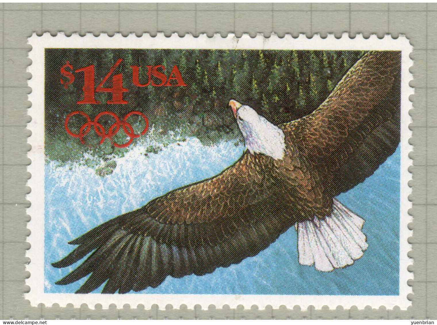 USA 1991, Bird, Birds, American Bald Eagle, 1v, MNH**, Excellent Condition - Águilas & Aves De Presa
