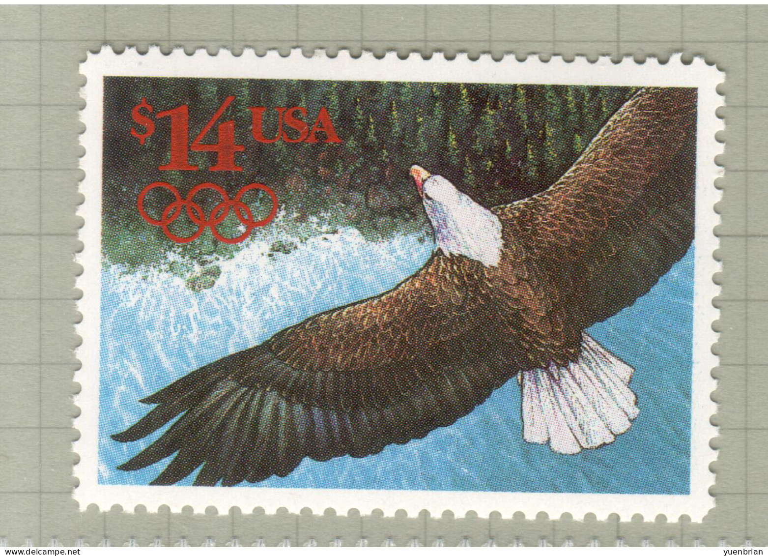 USA 1991, Bird, Birds, American Bald Eagle, 1v, MNH**, Excellent Condition - Aquile & Rapaci Diurni