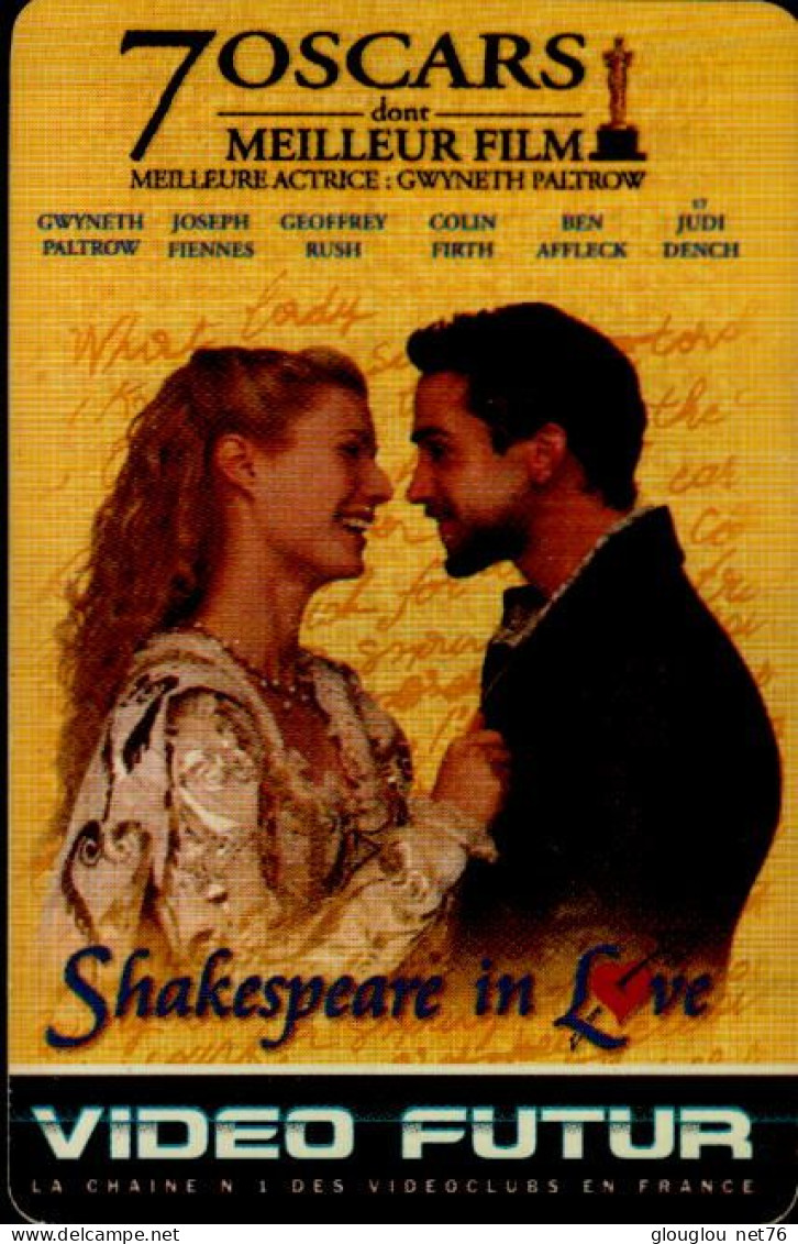 VIDEO FUTUR...SHAKESPEARE IN LOVE.. - Otros & Sin Clasificación