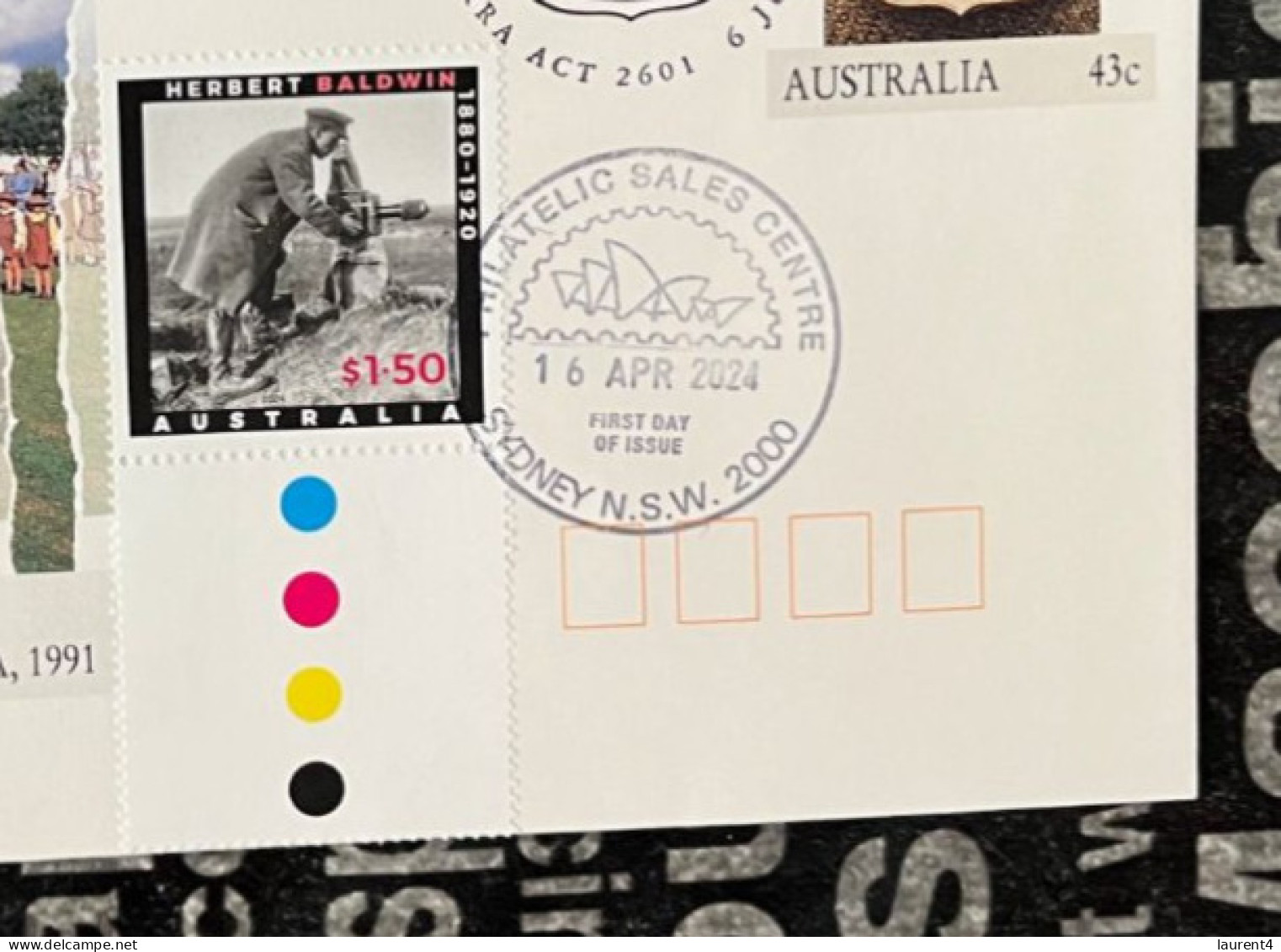 16-4-2024 (4 X 22) Australia ANZAC 2024 - New Stamp Issued 16-4-2024 (on 1991 Over-printed Cover) - Premiers Jours (FDC)