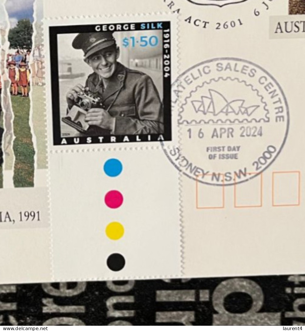 16-4-2024 (4 X 22) Australia ANZAC 2024 - New Stamp Issued 16-4-2024 (on 1991 Over-printed Cover) - Premiers Jours (FDC)