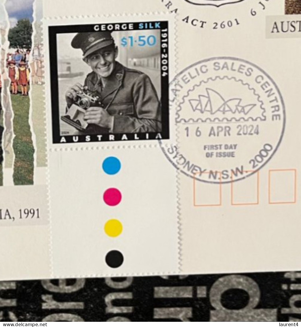 16-4-2024 (4 X 22) Australia ANZAC 2024 - New Stamp Issued 16-4-2024 (on 1991 Over-printed Cover) - FDC