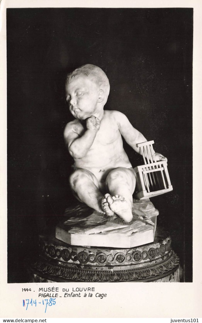 CPSM Paris-Musée Du Louvre-Pigalle-Enfant à La Cage     L2849 - Musées