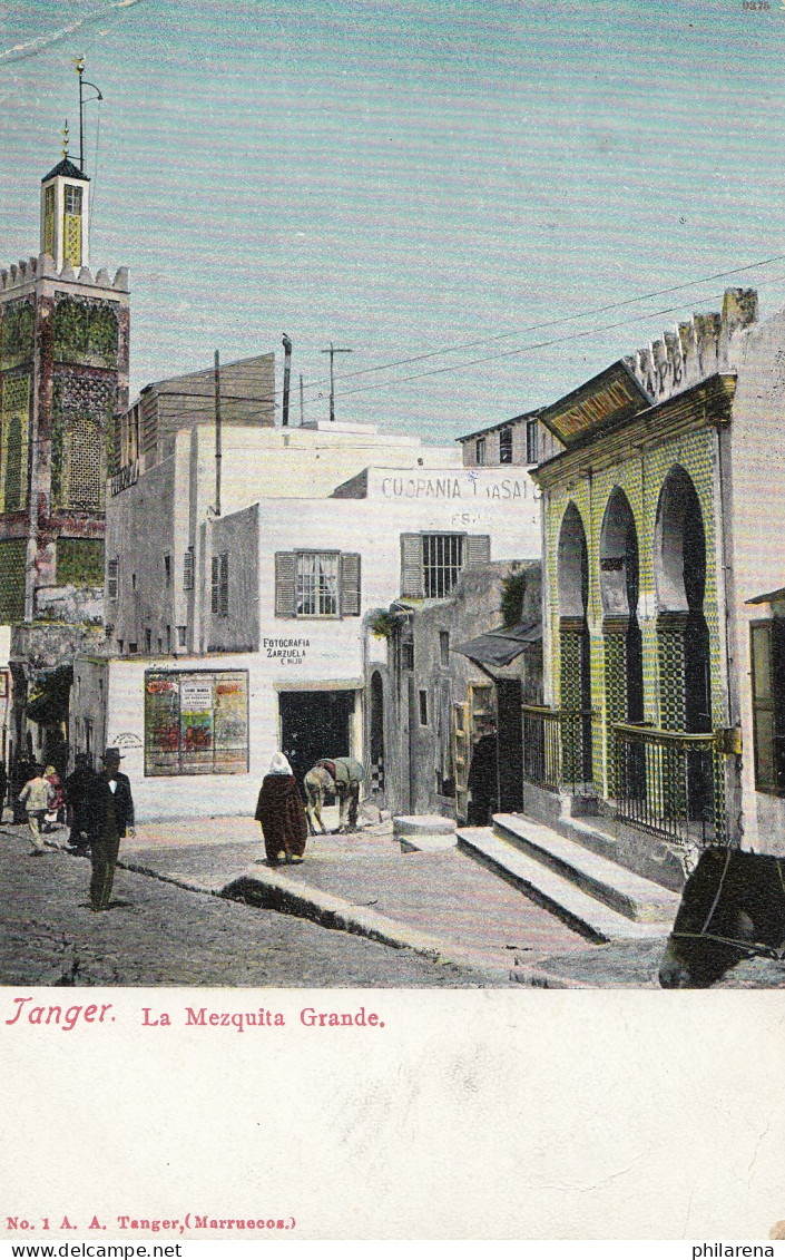 Maroc Post Card Tanger To Amsterdam - Morocco (1956-...)