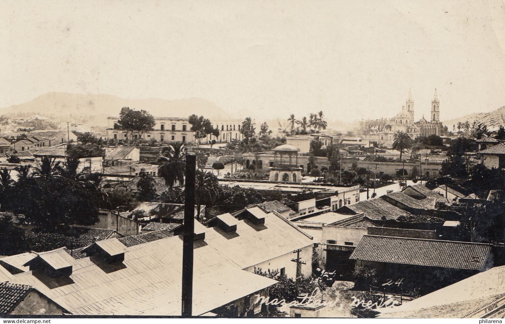 Mexico 1933: Post Card Malatlan To Dresden - Mexique