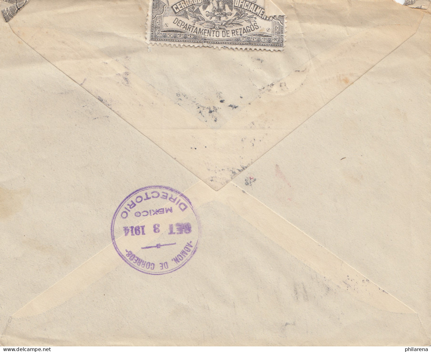 Mexico 1914 Letter To Mexico - Mexico