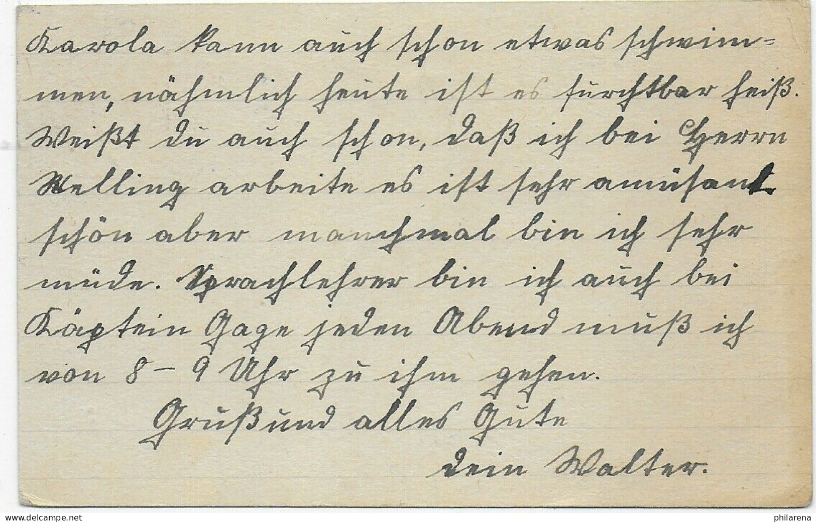 Post Card 1919, Zesnur Nach Potsdam - Autres & Non Classés