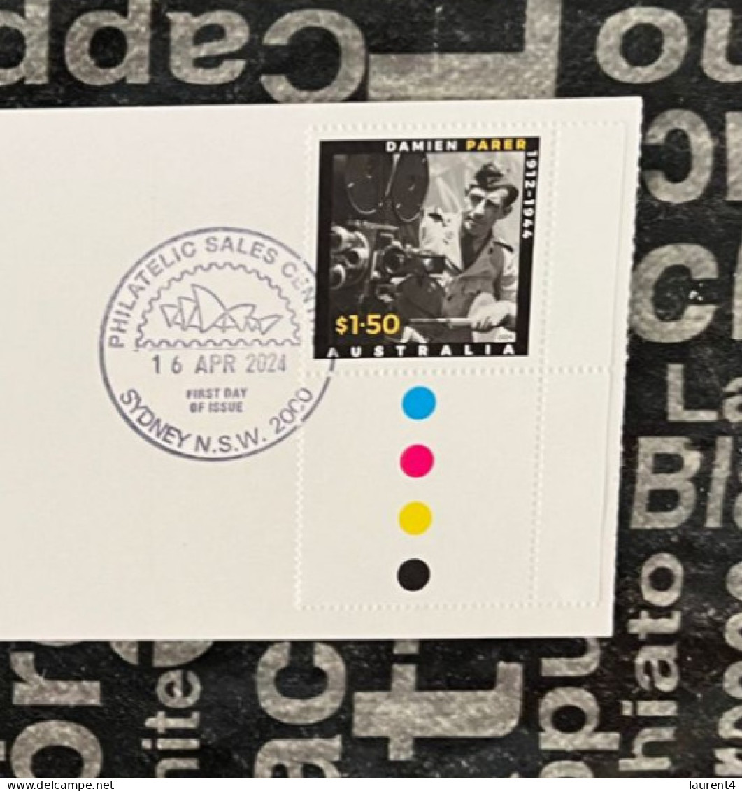 16-4-2024 (4 X 22) Australia ANZAC 2024 - New Gutter Stamp Issued 16-4-2024 (front Of Booklet - P/m At Back) - Cuadernillos
