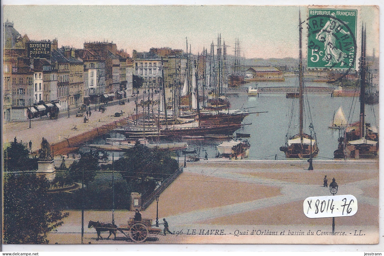 LE HAVRE- QUAI D ORLEANS- BASSIN DU COMMERCE- LL 196 - Port