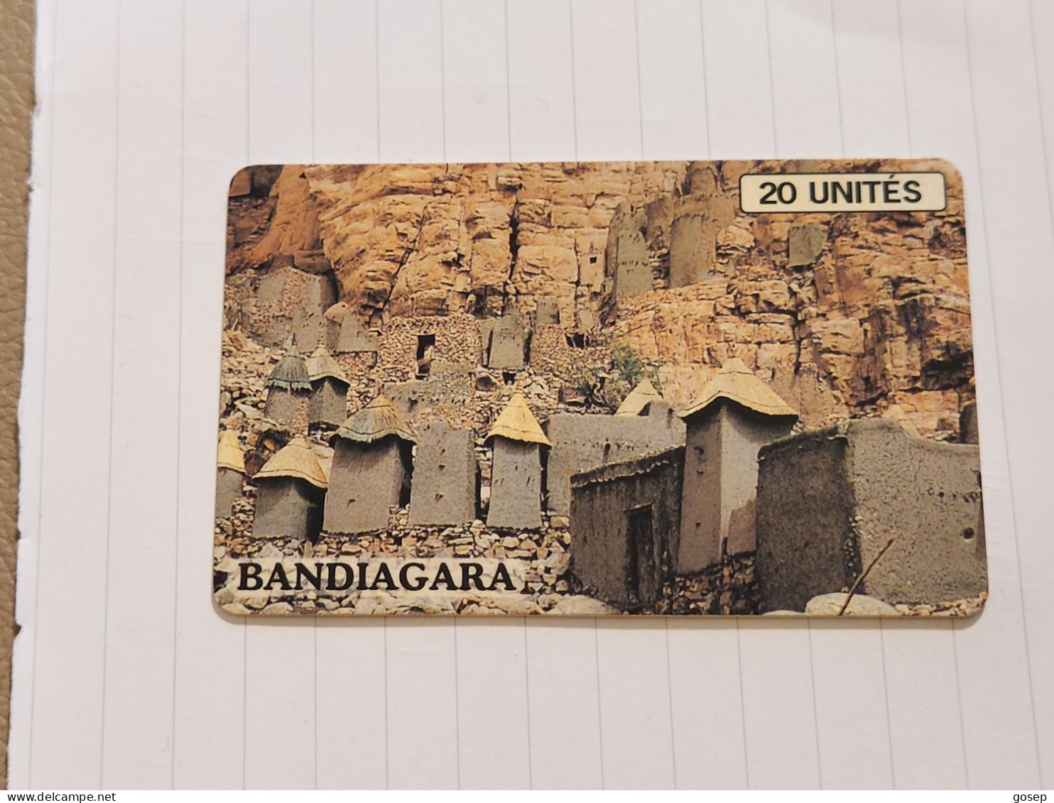 MALI-(MAL-O-25)-bandiagara-(30)-(20units)-(002684844)-(tirage-100.000)+1card Prepiad - Malí