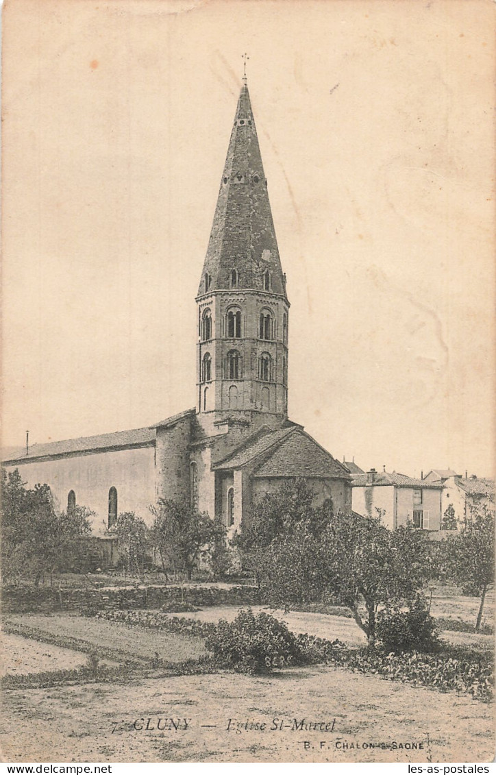 71 CLUNY L EGLISE SAINT MARCEL - Cluny