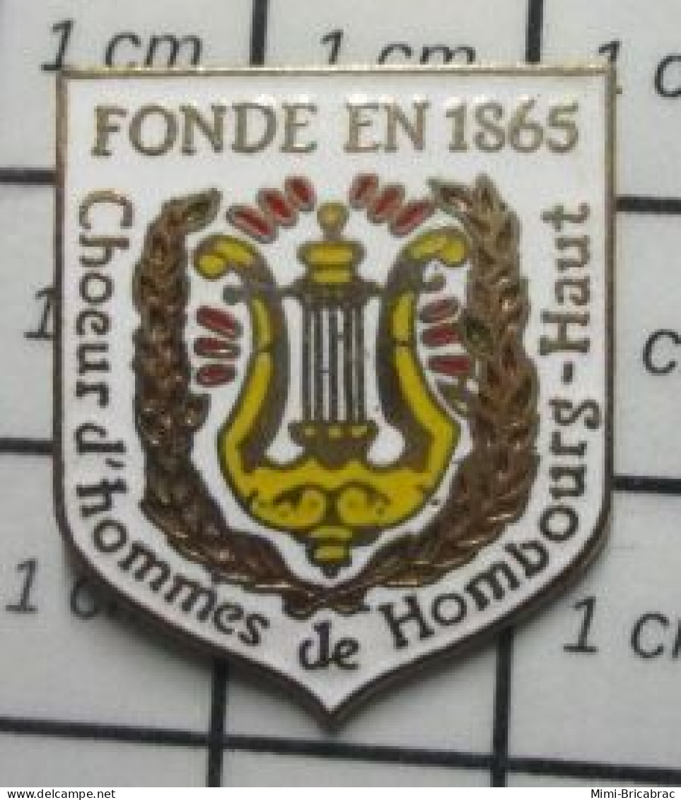 1618A  Pin's Pins / Beau Et Rare : MUSIQUE / FONDE EN 1865 CHOEUR D'HOMMES DE HOMBOURG HAUT CHORALE CHANT - Musica