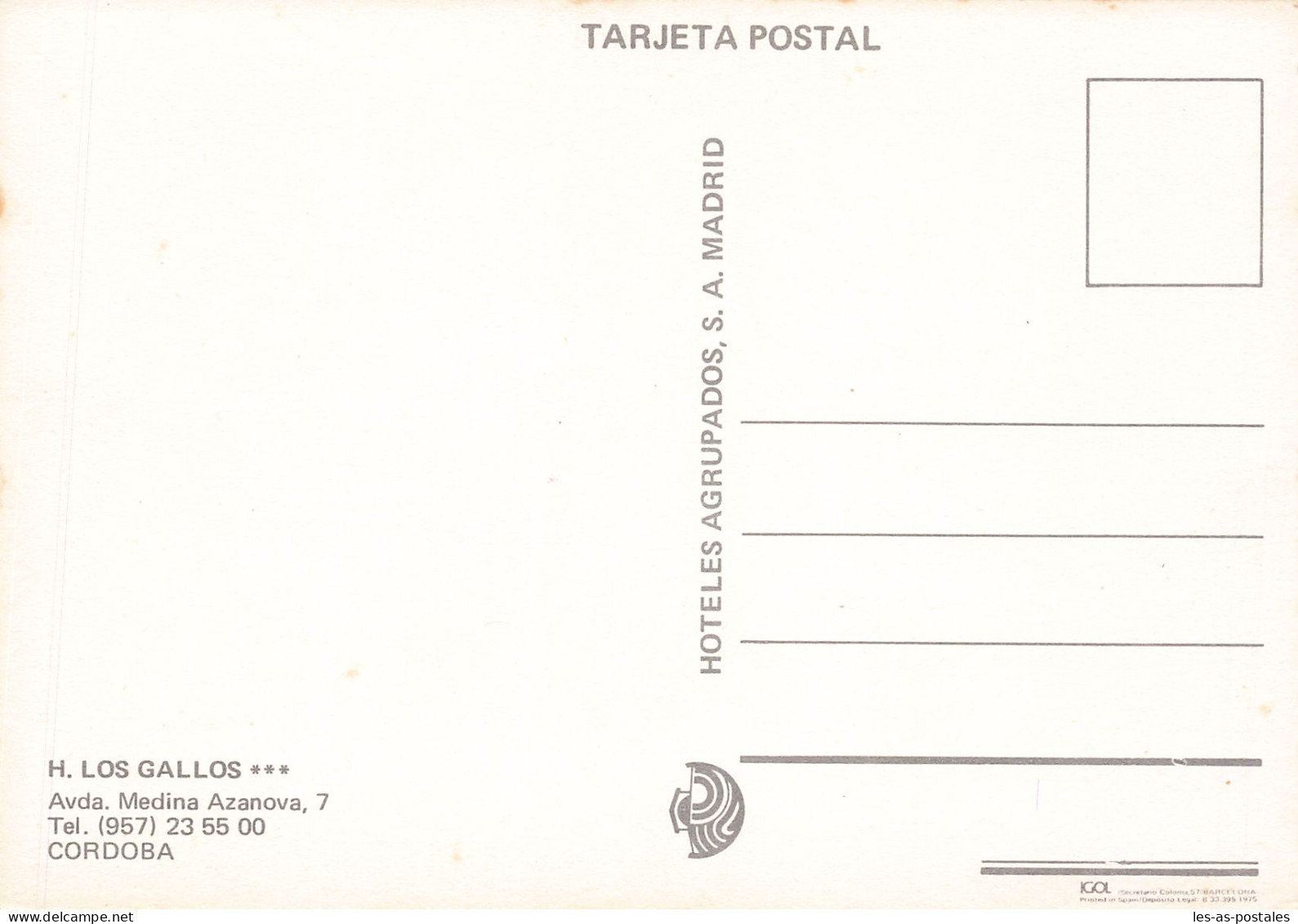 ES ANDALUCIA CORDOBA H LOS GALLOS HOTEL - Córdoba