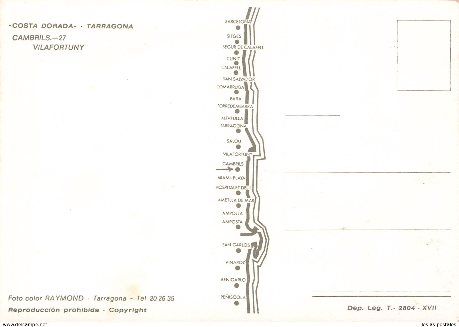 ES CATALUNA TARRAGONA CAMBRILS - Tarragona