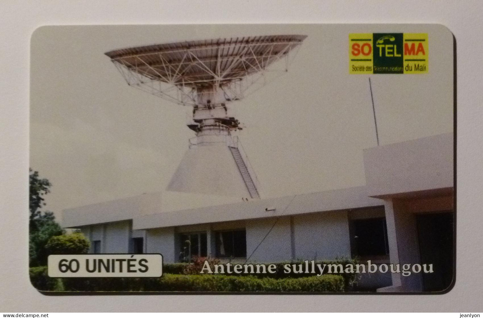 MALI - ANTENNE SULLYMANBOUGOU - 60 Unités - Carte Téléphone Utilisée SOTELMA - Malí