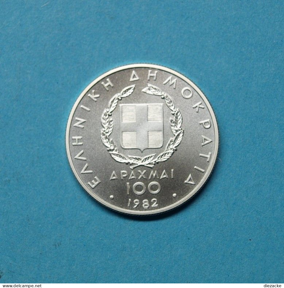 Griechenland 1982 100 Drachmen Stabhochsprung ST (MZ1278 - Canada