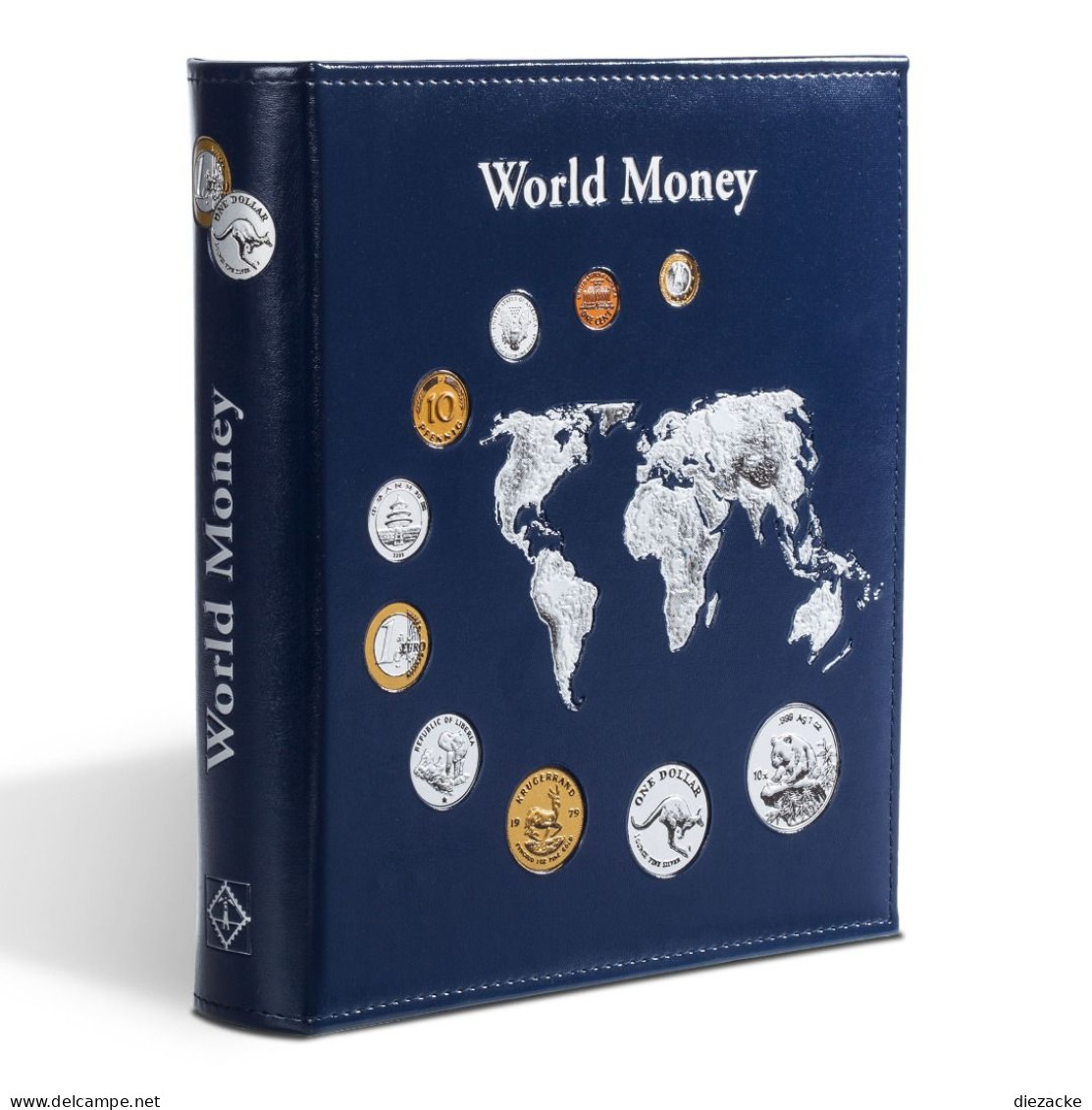 Leuchtturm Münzalbum Inkl. Kassette Optima "World Of Money" 344959 Neu - Supplies And Equipment