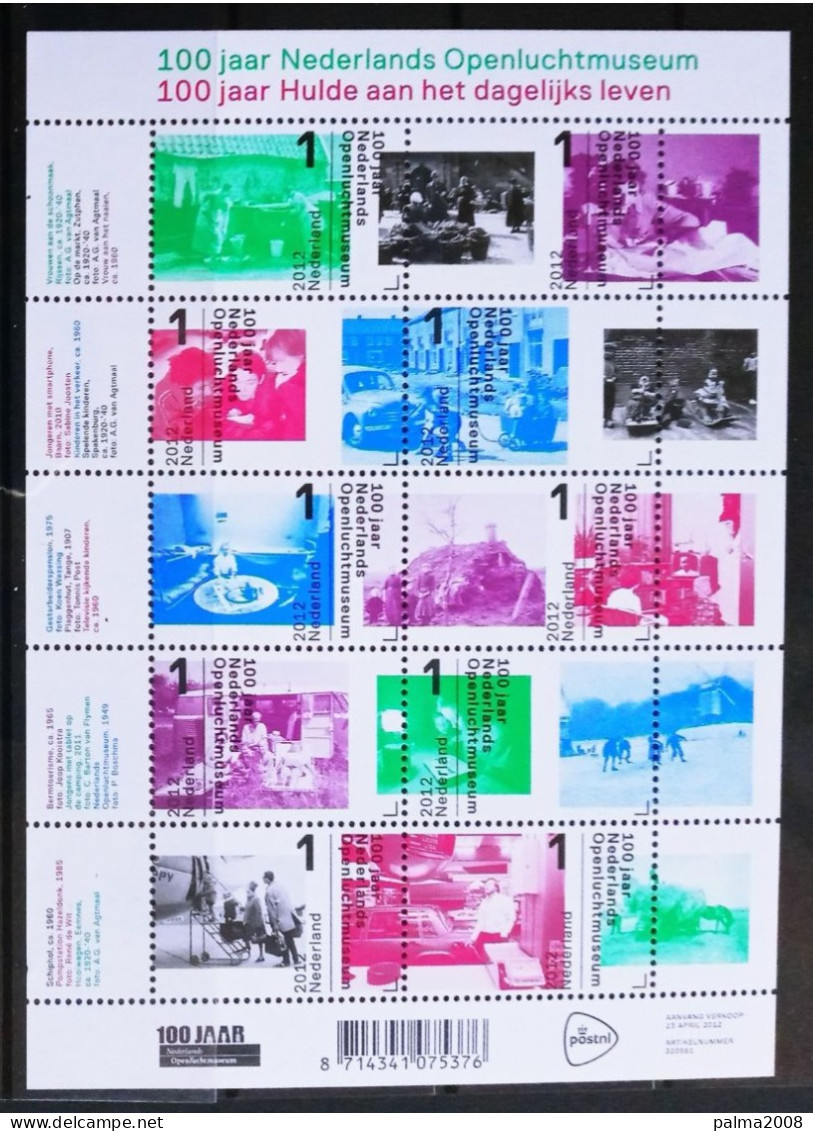 HOLANDA - IVERT 2886/95 BLOQUE NUEVOS ** 100 AÑOS DEL MUSEO HOLANDES AL AIRE LIBRE - Unused Stamps