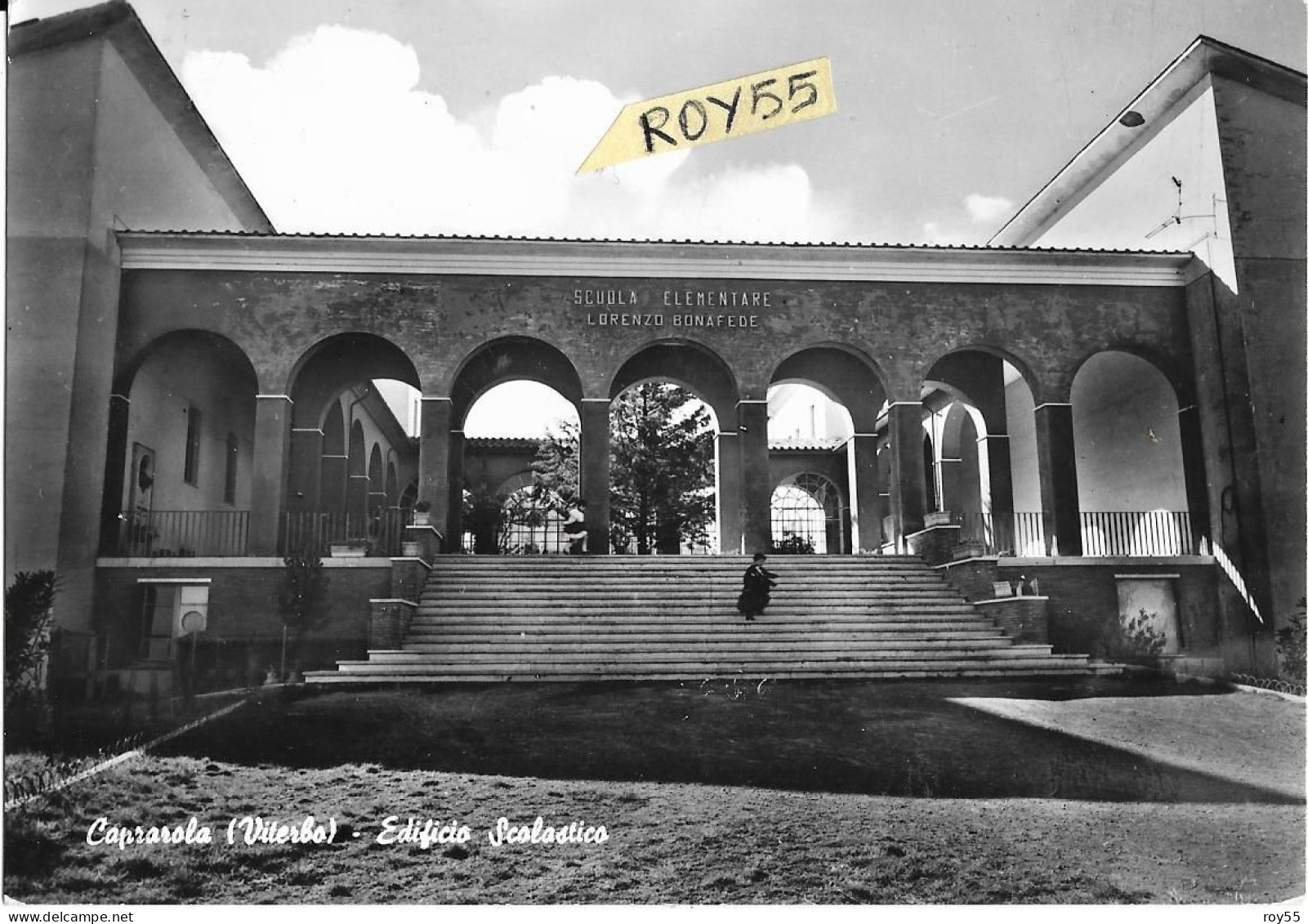 Lazio-viterbo-caprarola Scuola Elementare Lorenzo Bonafede Veduta Edificio Scolastico - Latina