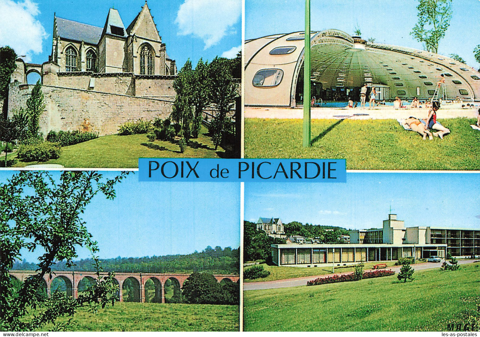 80 POIX DE PICARDIE L EGLISE SAINT DENIS - Poix-de-Picardie