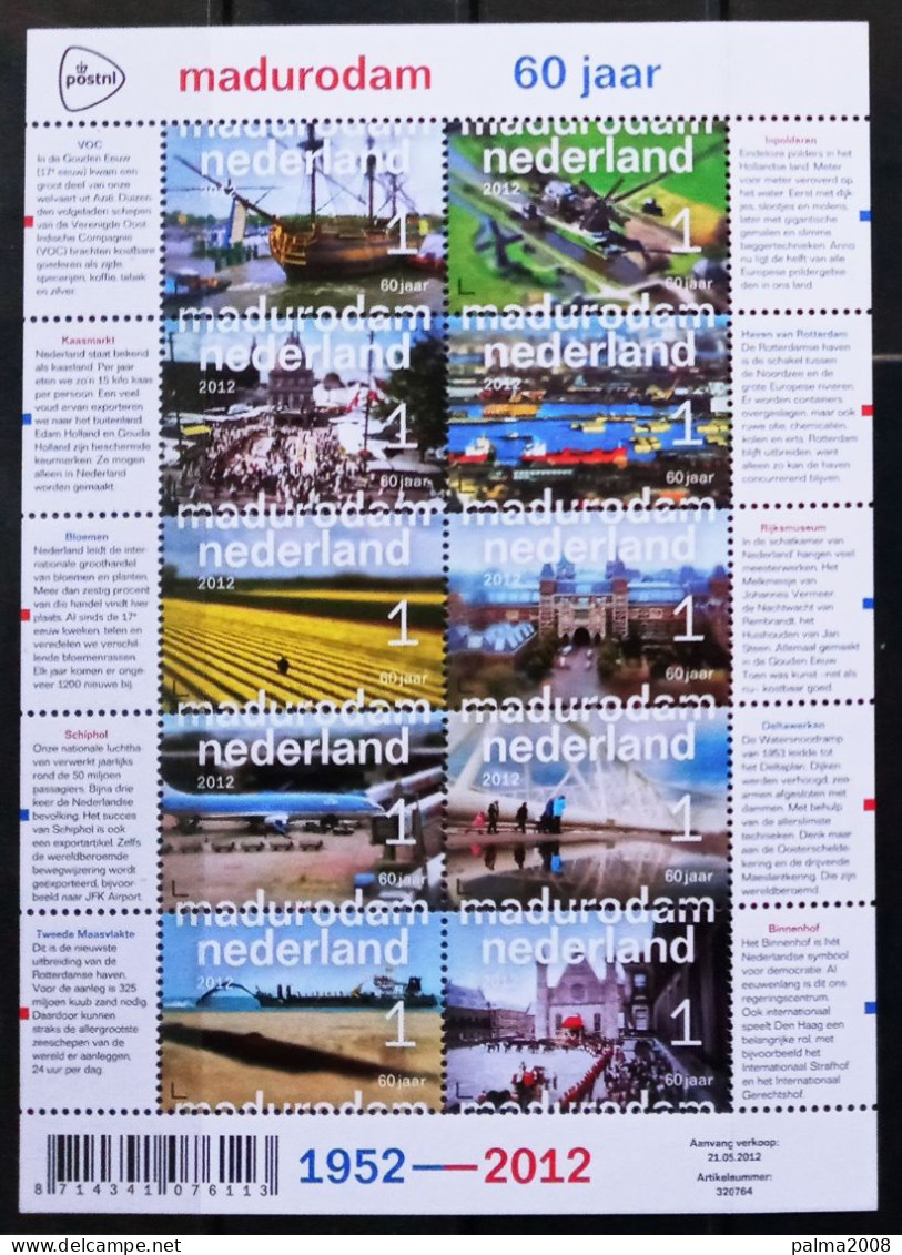 HOLANDA - IVERT 2897/06 BLOQUE NUEVOS ** 60 AÑOS DE MADURODAM - Unused Stamps