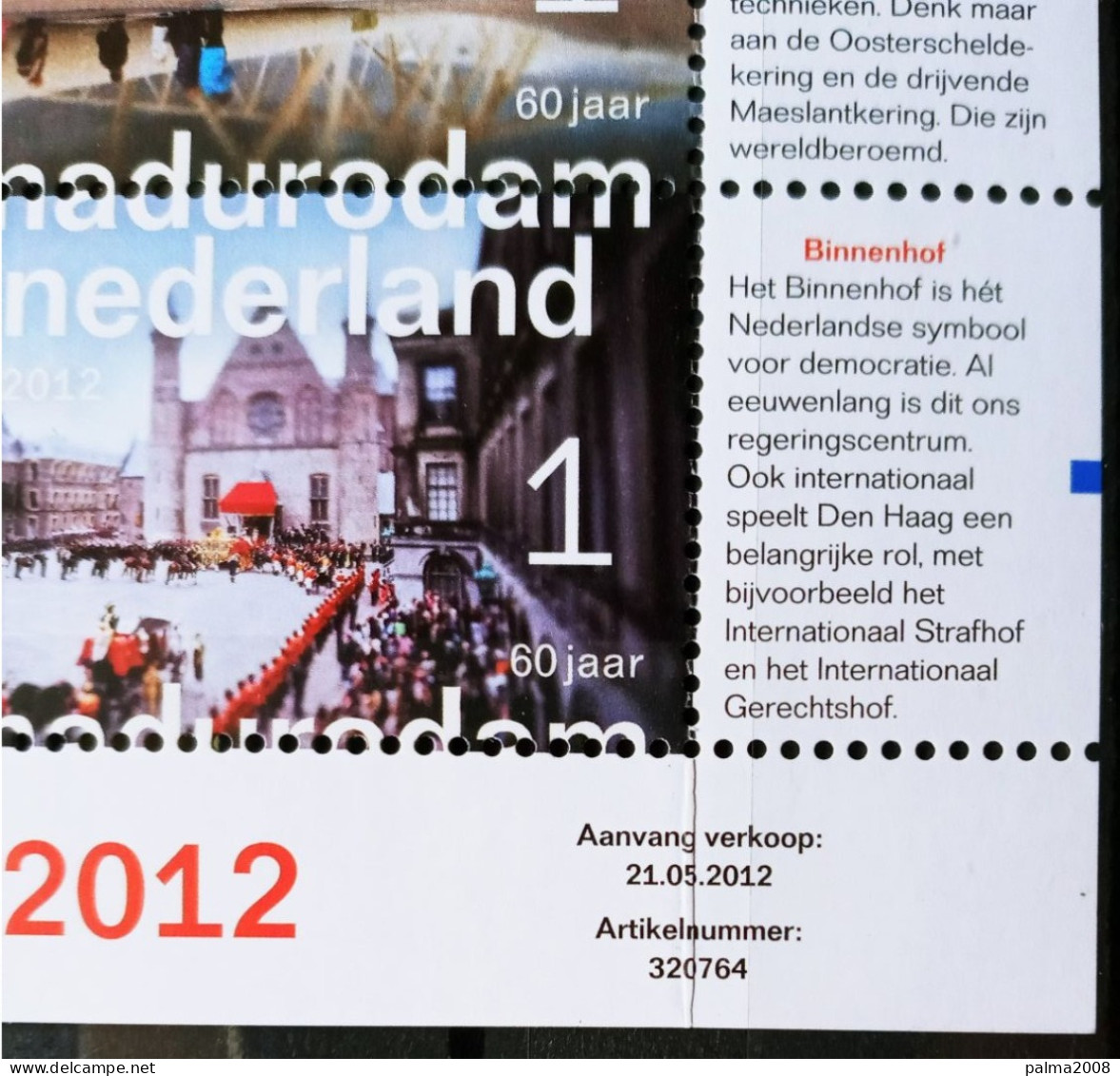 HOLANDA - IVERT 2897/06 BLOQUE NUEVOS ** 60 AÑOS DE MADURODAM - Unused Stamps