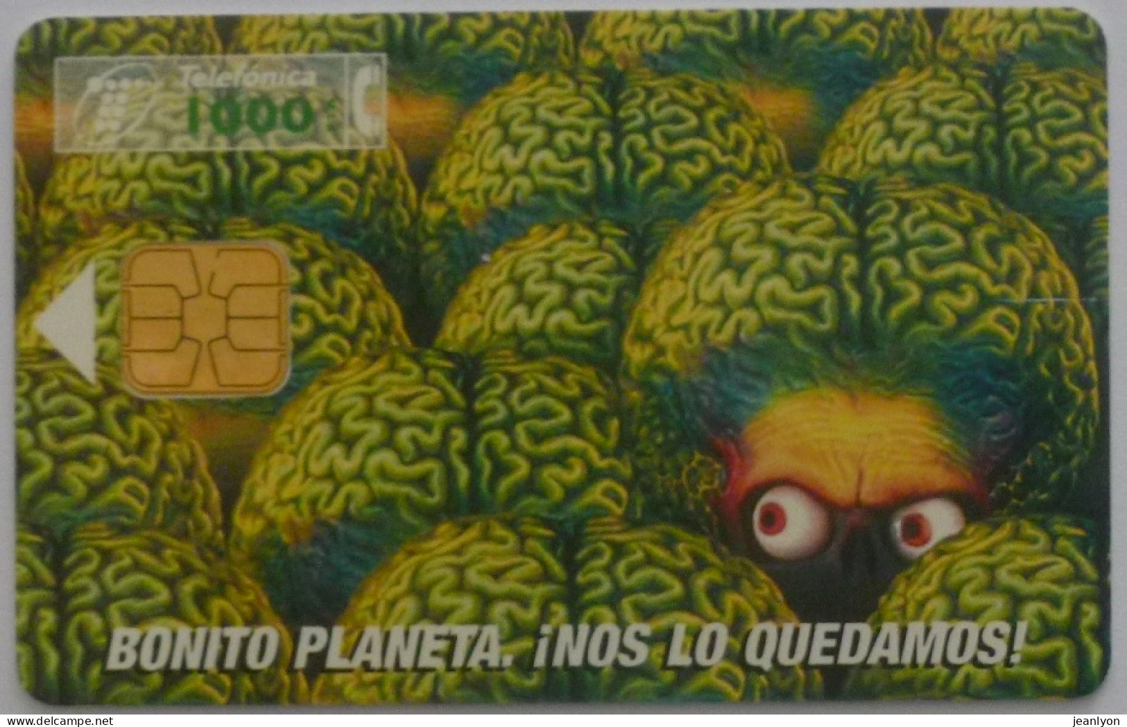 CINEMA - MARS ATTACKS - Film Warner Bros - Carte Téléphone Espagne 1000 Utilisée - Film