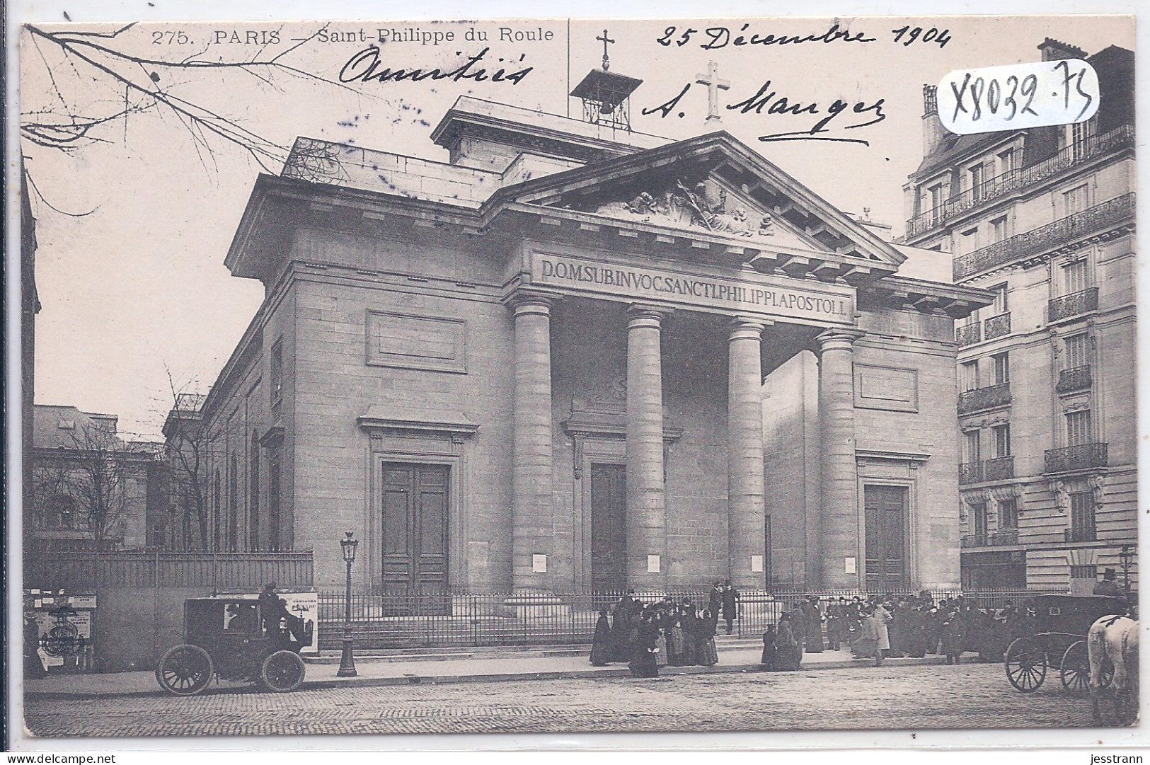 PARIS- EGLISE SAINT-PHILIPPE DU ROULE - Eglises