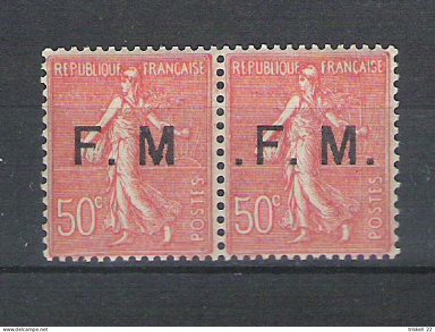 Franchise Militaire : 6** - 6a**&6b** En Paire - 7** - 8** - 9 (charn) - 10 (charn) - 11** - 12** - 12a** - Military Postage Stamps